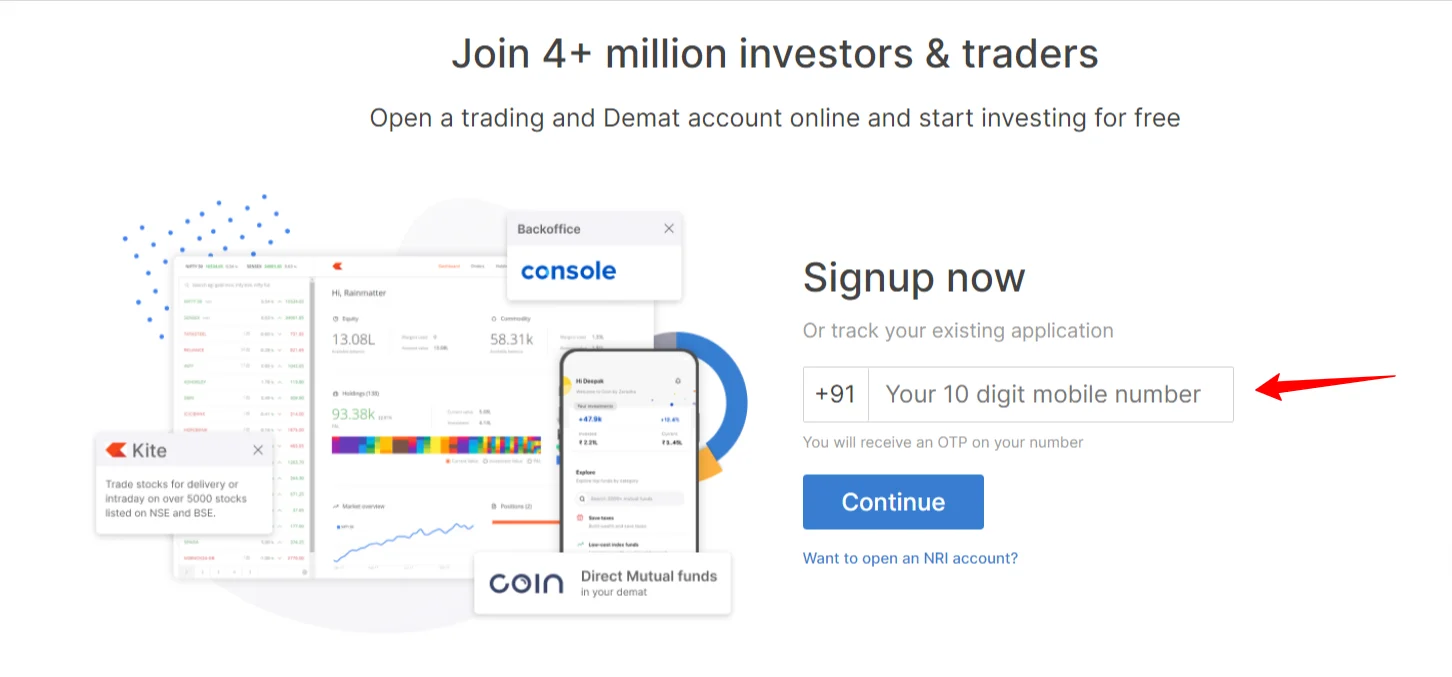Zerodha Signup Process Zerodha Signup Process