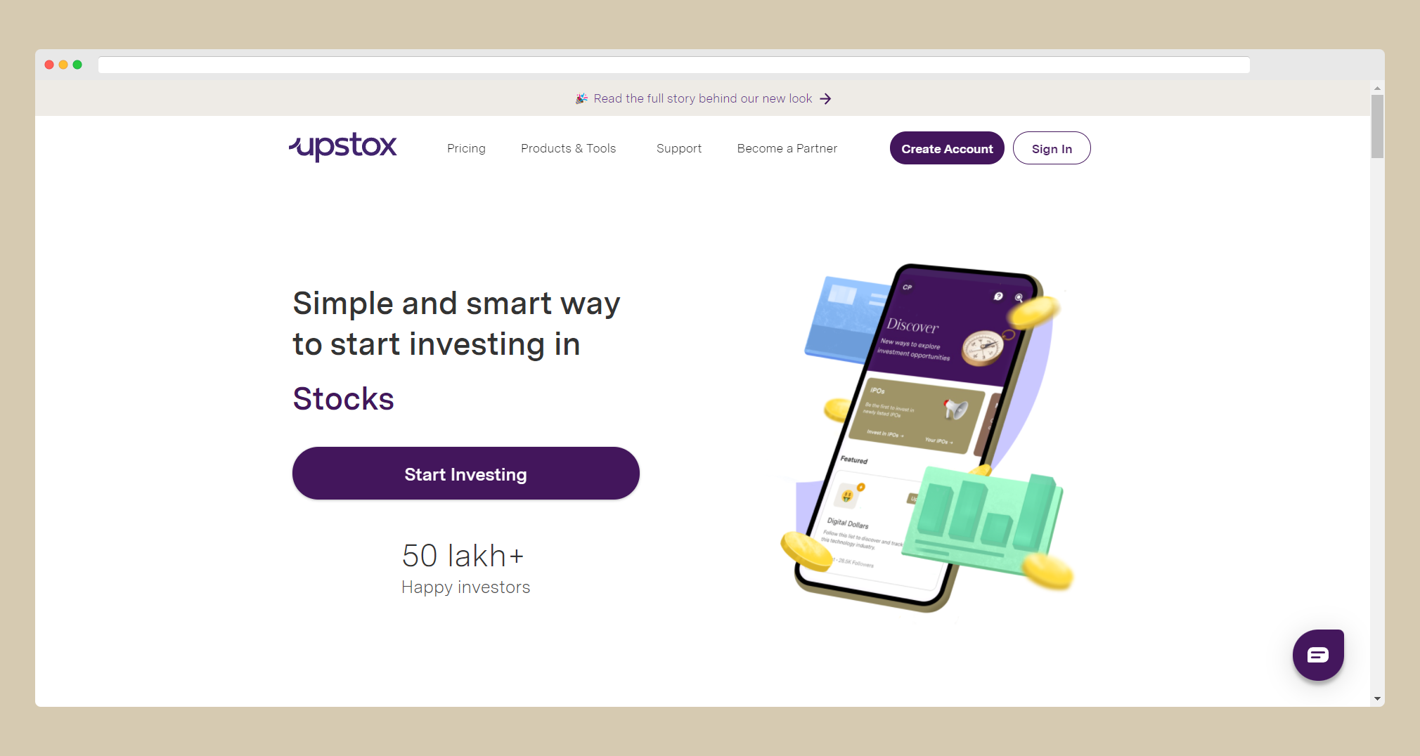 Upstox Online Platform
