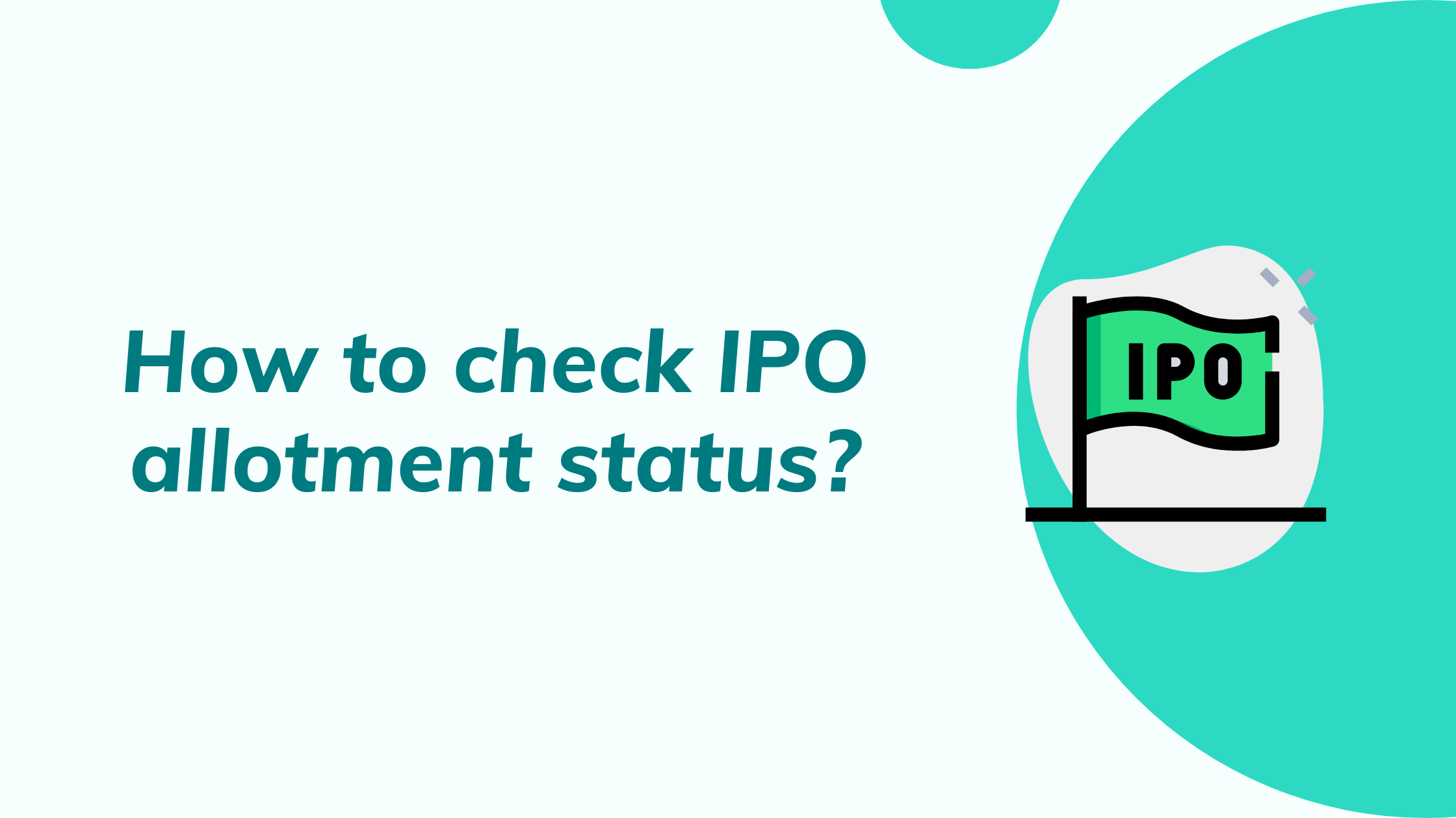 link intime ipo allotment status check online