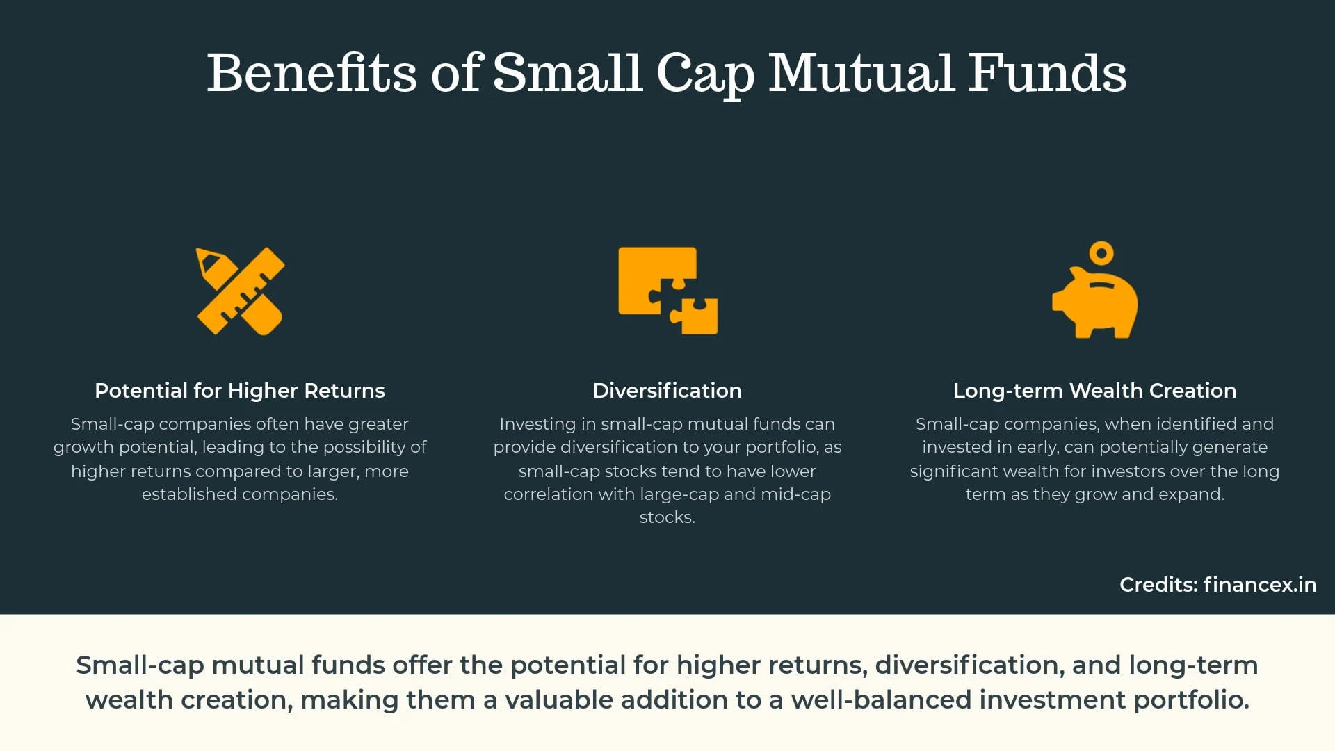 Benefits Small Cap Mutual Funds in India